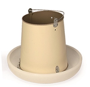 Poultry Feeder with Coated Steel Coil and Plastic Base