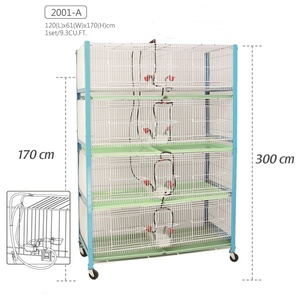 8 Pair Mating / Breed Cage with Automatic Drinker