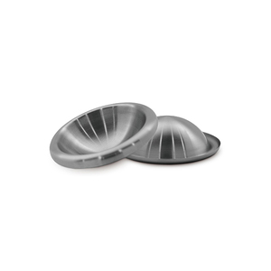 Ergonomic Shallow Steel Bowl