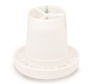 Adjustable Feed-Flow Poultry Feeder