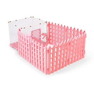 Iron Mesh Puppy & Dog Cage With Fences (Small)